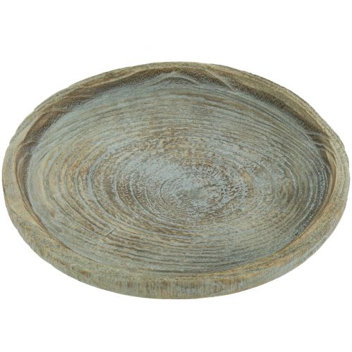 Floristik24 Sierbord Paulownia hout Ø26cm