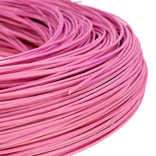 Floristik24 Rotan stok licht roze Ø1.3mm 250g