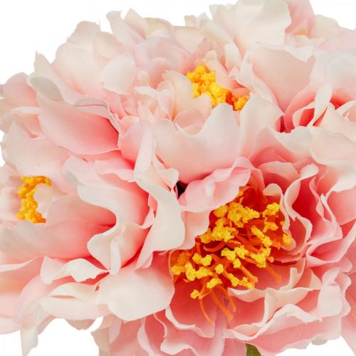 Artikel Paeonia Pioen Kunstbloem Pioen Roze Ø6cm 28cm 7 st