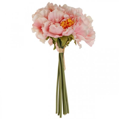 Artikel Paeonia Pioen Kunstbloem Pioen Roze Ø6cm 28cm 7 st