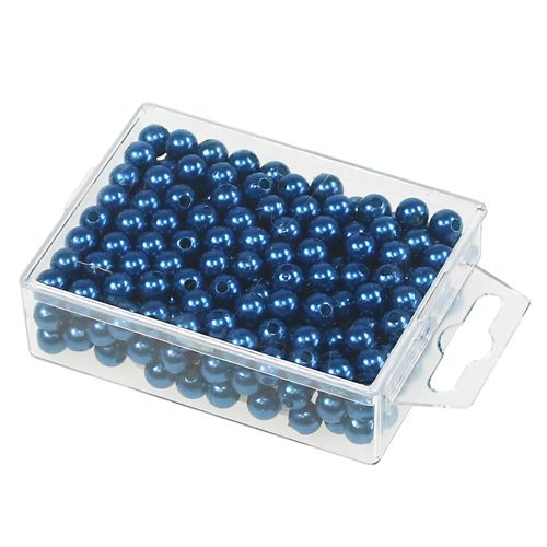 Artikel Decoratieve kralen Ø8mm blauw 250 st