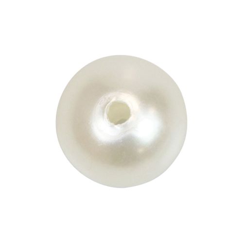 Floristik24 Kralen voor het rijgen van hobbykralen crème wit 12 mm 300 g