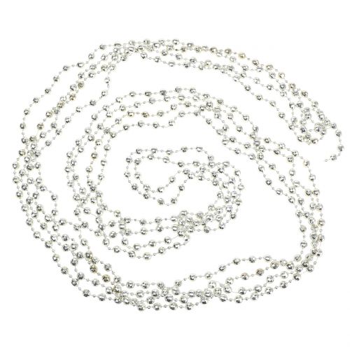 Floristik24 Parelslinger kerstboomketting lichtgroen 7m