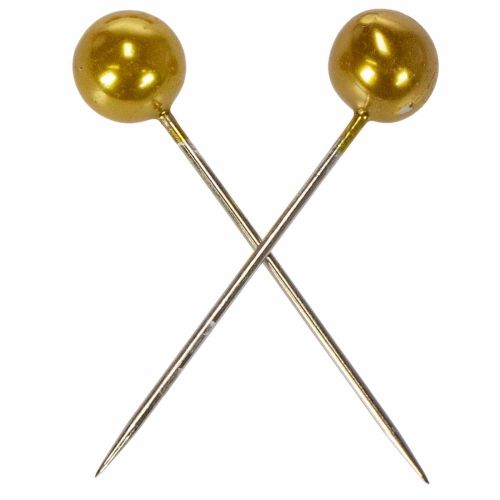 Parel Nietstiften Goud Ø15mm 75mm | Floristik24.nl