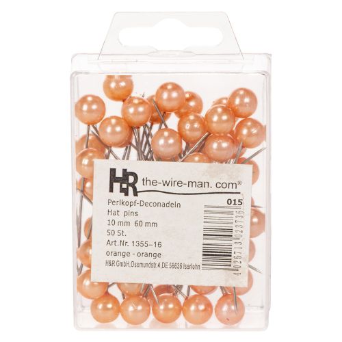 Rijgspelden oranje Ø10mm 60mm