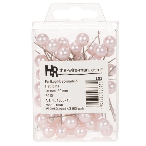 Parel Nietstiften Roze Ø10mm