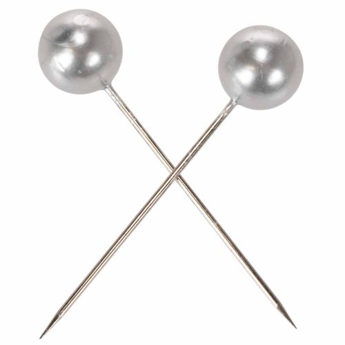 Rijgspelden zilver Ø20mm 90mm | Floristik24.nl