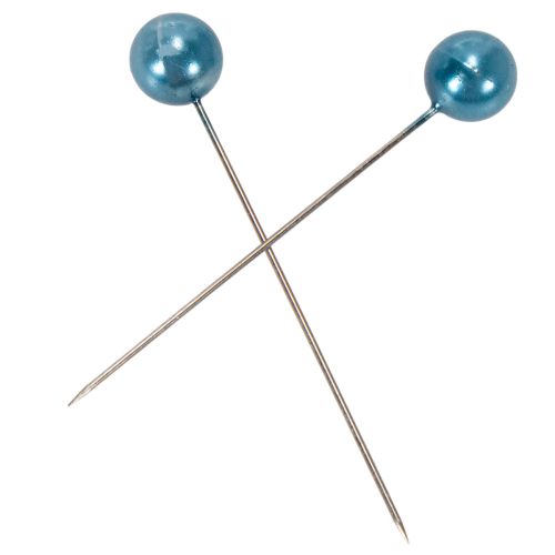 Rijgspelden Turkoois Ø10mm 60mm | Floristik24.nl
