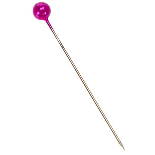 Bloemistenspelden met parelkop, roze, Ø4mm, 40mm, 150 stuks | Floristik24.nl