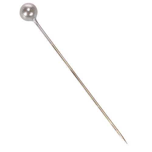 Bloemisten- en decoratiespelden met parelkop, zilver, Ø4mm, 40mm, 150 stuks | Floristik24.nl