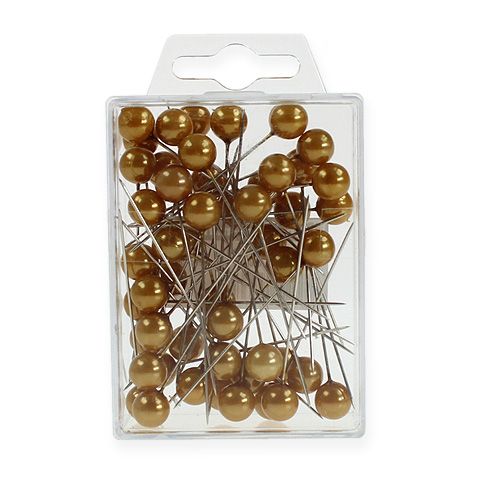 Artikel Parelstiften goud Ø10mm 60mm 50st