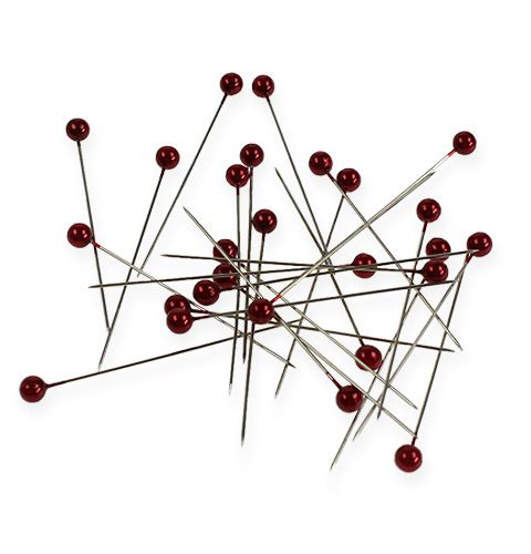 Floristik24 Rijgspelden Ø6mm 65mm rood