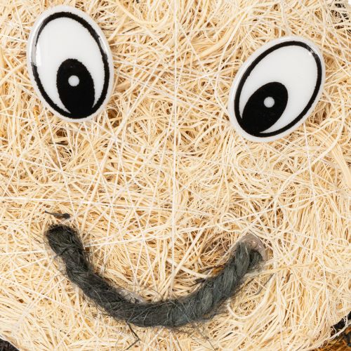 Artikel Bijenfiguurtje gemaakt van natuurlijke materialen met een schattig ontwerp voor kinderkamers, 24 cm, 2 stuks