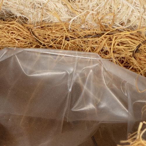 Artikel Bijenfiguurtje gemaakt van natuurlijke materialen met een schattig ontwerp voor kinderkamers, 24 cm, 2 stuks