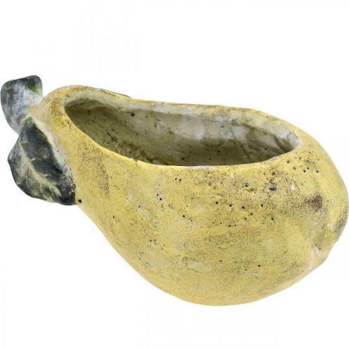 Artikel Decoratieve peer, keramiek om te decoreren, herfst, plantenpot L25cm H11cm