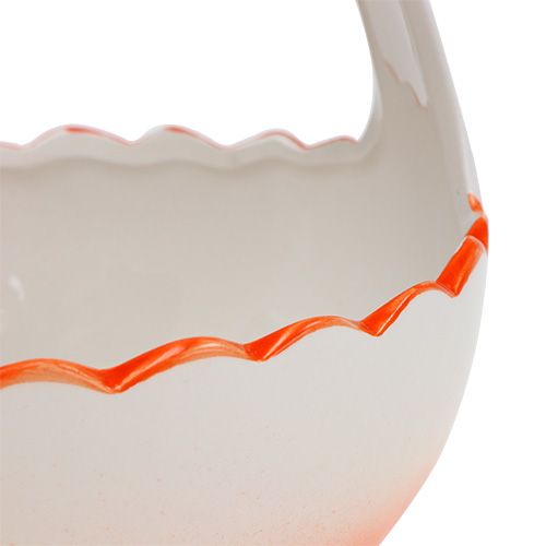 Floristik24 Planteiwit, oranje Ø12,5cm