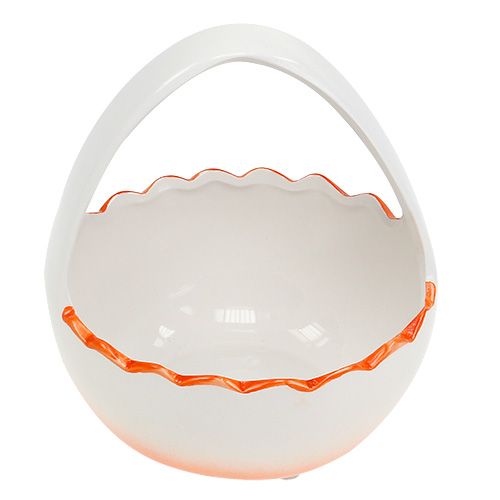 Floristik24 Planteiwit, oranje Ø12,5cm