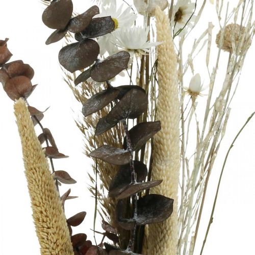 Floristik24 Boeket droogbloemen met eucalyptus wit DIY box H30-35cm