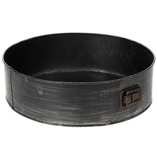 Floristik24 Bloempot, decoratieve bakvorm, springvorm voor planten, metalen decoratie Ø24cm H7,5cm