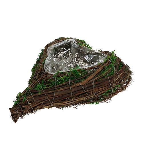 Artikel Planter Hart Vine Moss 21cm x 26cm H6cm