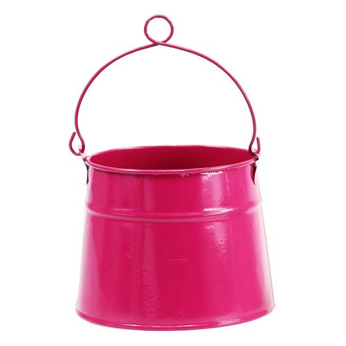 Floristik24 Roze plantenbak Ø12cm H11cm