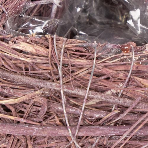 Hartvormige schaal met takjes en folie-inzetstuk voor bloemstukken, 14 cm, 2 stuks | Floristik24.nl