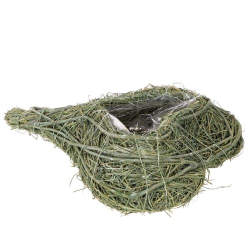 Natuurlijk plantenhart voor bloemschikken met folie, 25 cm | Floristik24.nl