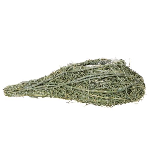 Natuurlijk plantenhart voor bloemschikken met folie, 25 cm | Floristik24.nl