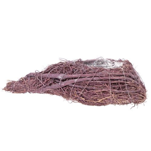 Plantenhart met folieversiering, 24 cm | Floristik24.nl