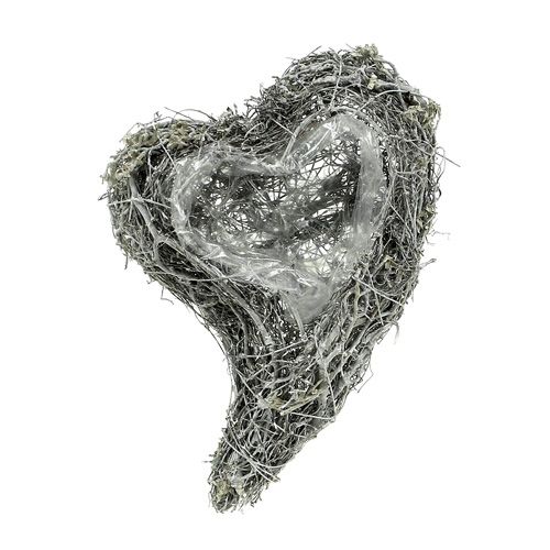 Artikel Plant hart wijnstok 15cm x 23cm x5cm wit 4 st