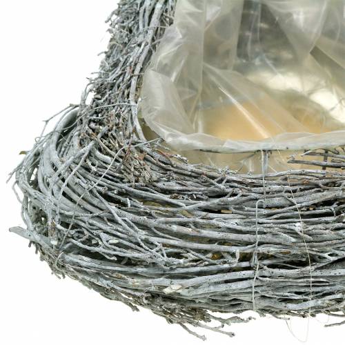 Floristik24 Plantenharttakken wit gewassen 60cm x 42cm