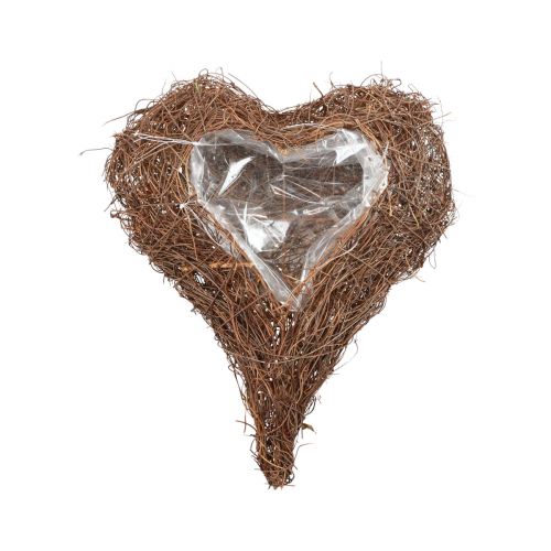 Plantenhart wijnstokhart plantenschaal naturel Salim 21×20,5×6cm