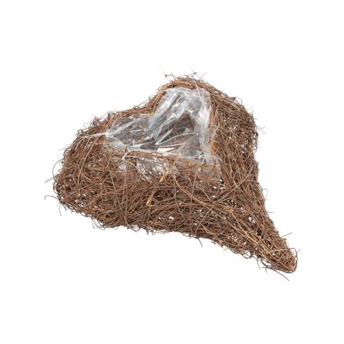 Floristik24 Plantenhart wijnstokhart plantenschaal naturel Salim 21×20,5×6cm