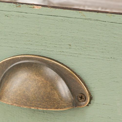 Artikel Plantenbak houten lades decoratie 22/18cm set van 2 stuks