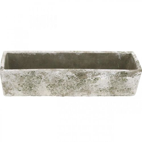 Floristik24 Plantenbak beton antiek look rechthoekige plantenbak 30×8×7cm