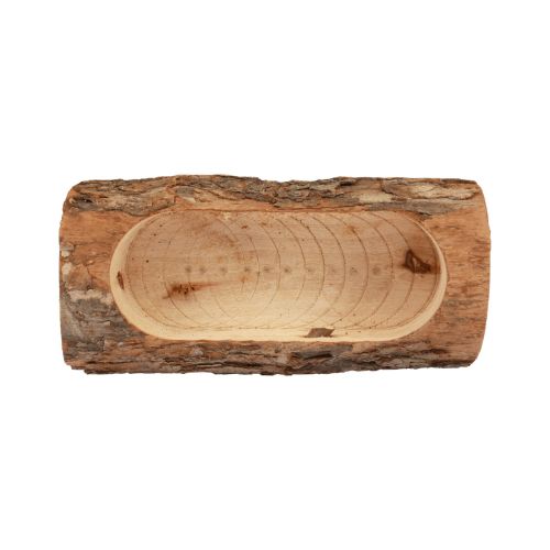 Floristik24 Plantenbak houten decoratief rustiek naturel 20cm×8,5cm×7,5cm
