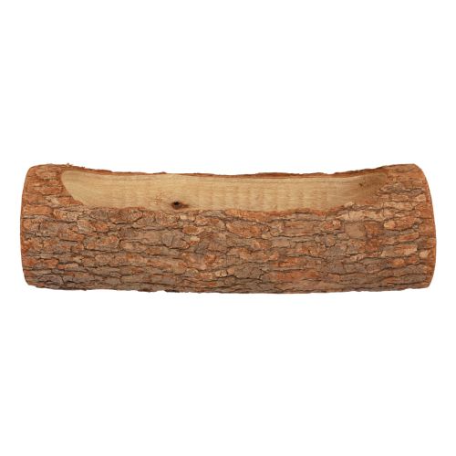 Floristik24 Plantenbak houten decoratief rustiek naturel 30cm×10,5cm×8cm