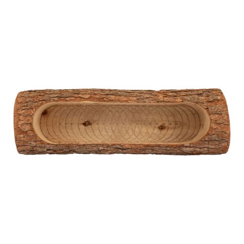 Floristik24 Plantenbak houten decoratief rustiek naturel 30cm×10,5cm×8cm