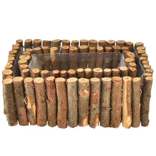 Floristik24 Plantenbak houten kruidenbak berken L23/28cm set van 2