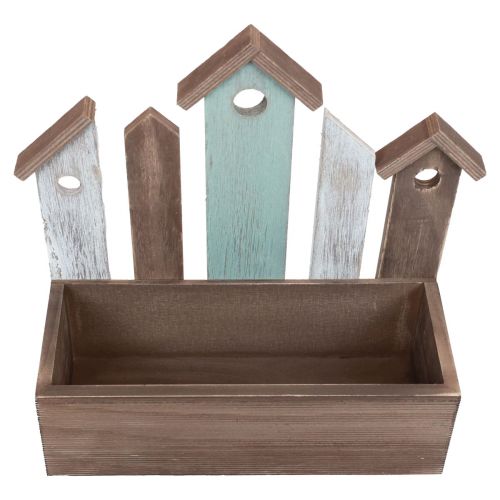 Artikel Plantenbak houten plantenbak huizenrij 30,5×30cm
