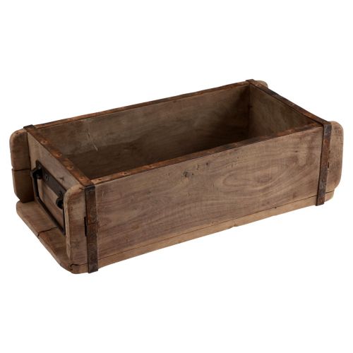 Artikel Plantenbak hout baksteenvorm hout upcycled 32×15×10cm