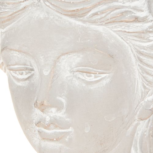 Artikel Plantenkop antieke gegoten stenen plantenbak vrouw 12,5×12×20,5cm