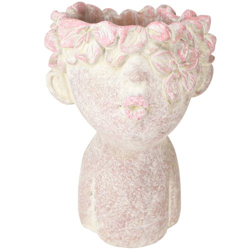 Plantenkop kus mond buste voor het planten roze 18cm 3 st.
