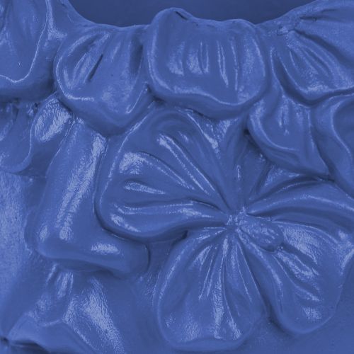 Artikel Plantenkop Polyresin Bust Plantenbak Blauw 13,5×13×14cm
