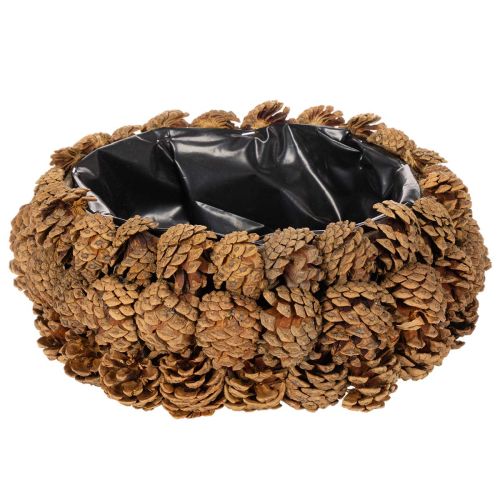 Ronde plantenbak in de vorm van een dennenappel, 30 cm kopen | Floristik24.nl