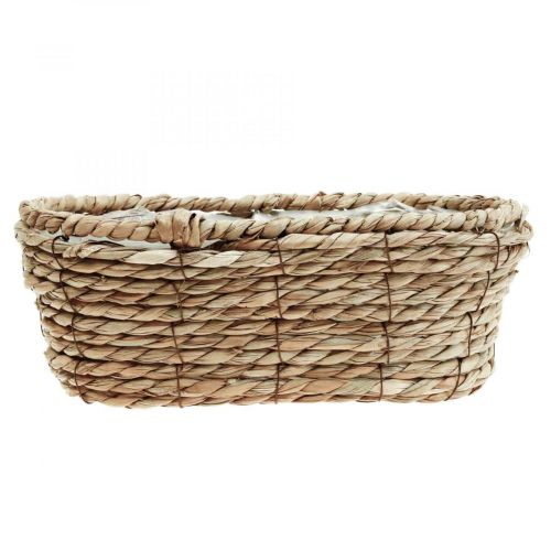Floristik24 Plantenmand zeegrasmand ovale siermand 28×15×10cm