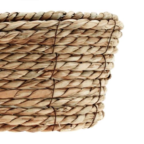 Floristik24 Plantenmand zeegrasmand ovale siermand 32×19×12cm