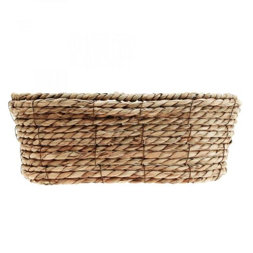 Floristik24 Plantenmand zeegrasmand ovale siermand 32×19×12cm