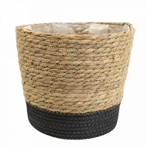 Floristik24 Plantenmand plantenbak zeegrasmand deco naturel Ø23cm H20cm