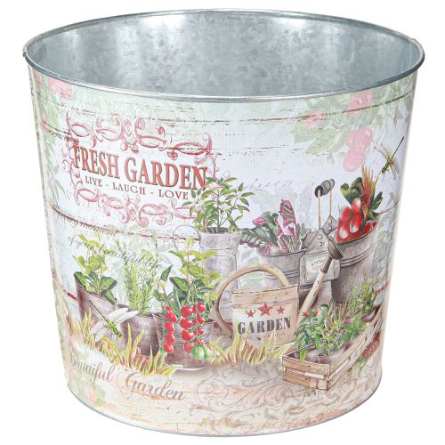 Artikel Bloempot bloempot rond metaal Fresh Garden H21cm